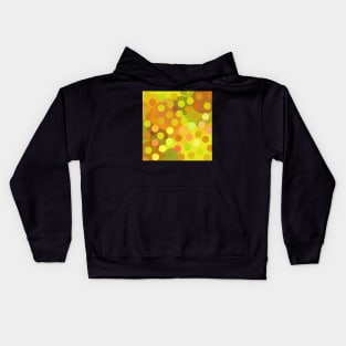 mid century pop art polka dot pattern Kids Hoodie